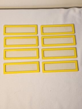 1978 Barbie A-Frame Dream House 8 Yellow Louver Windows Replacement Parts 2588